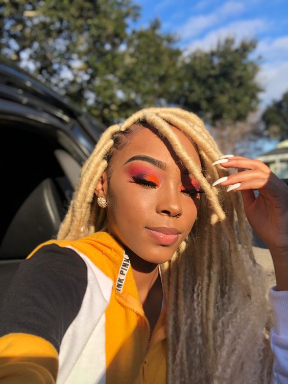 Blonde Goddess Faux Locs